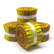 Batik Jelly Rolls - Yellow
