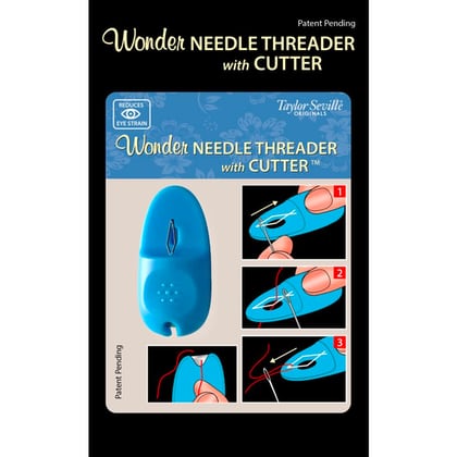 Wonder Needle Threader with Cutter