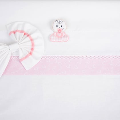 Cradle Sheet - Bout de Chou - Pink