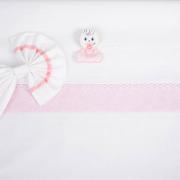 Cradle Sheet - Bout de Chou - Pink