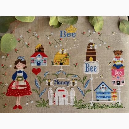 My Beeloved Garden de Lilli Violette - Grilles Point de Croix - Grilles ...