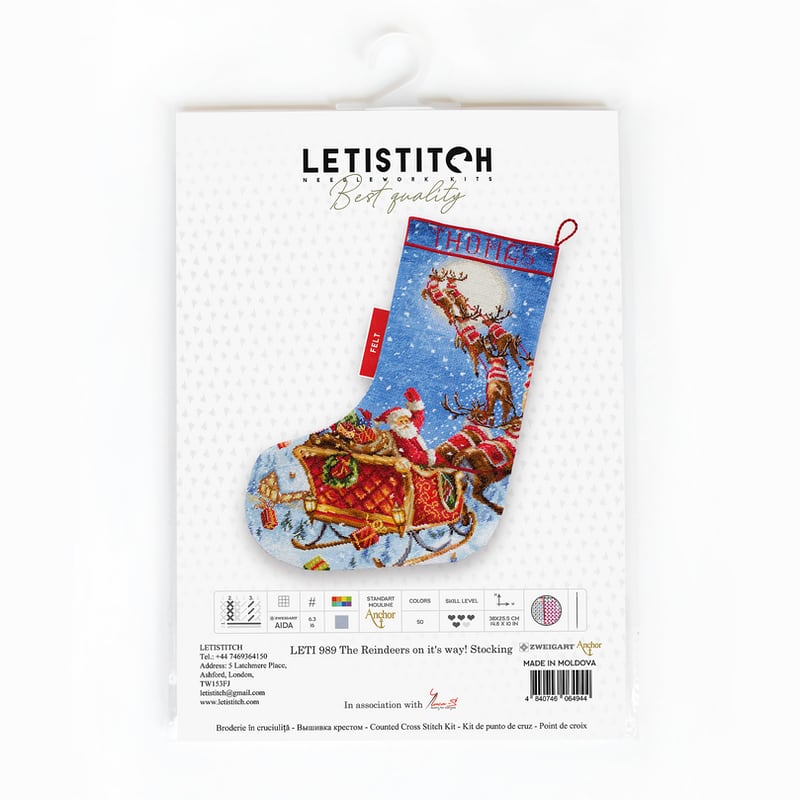 Cross Stitch Christmas Stocking Kits