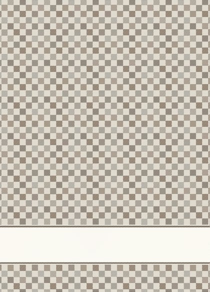 Kitchen towel - Pattern - Dama Ecru