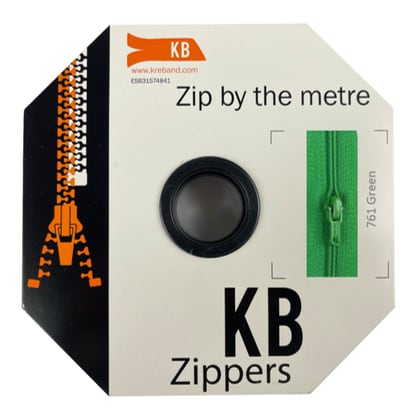 All-purpose coil zipper, green (761)