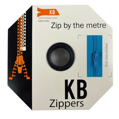 All-purpose coil zipper, island blue (816)