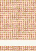 Kitchen towel - Pattern - Pied de Poule Orange