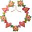 Flowers and Hearts Garland Felt kit