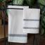 Couple of bath towels - Honeycomb - Anthracite