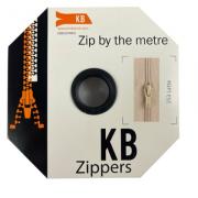 All-purpose coil zipper, latte (253)