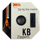 All-purpose coil zipper, black (400)