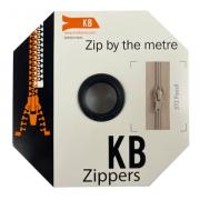 All-purpose coil zipper, fossil (372)
