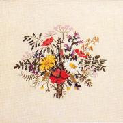 The Queen's Bouquet Cushion