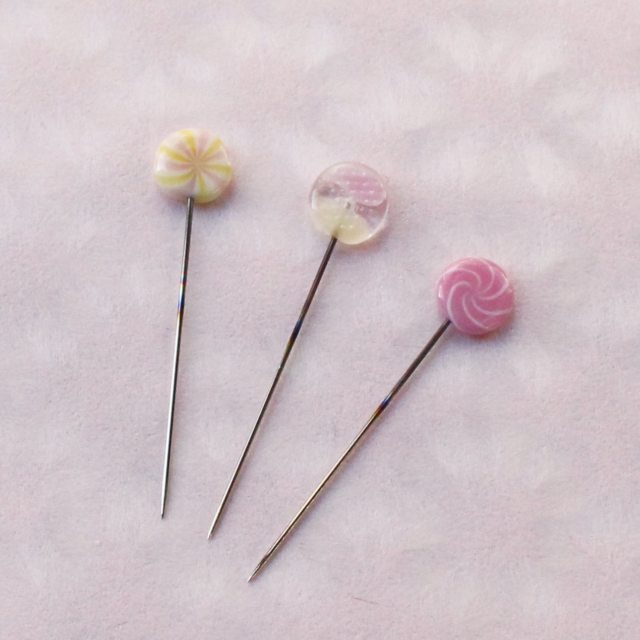 Sakura Pink Sewing Pins and Pincushion Necklace — Treehouse Fiber Arts