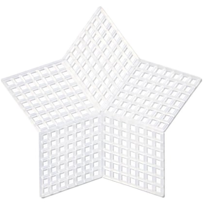 Stars Plastic Canvas Shape 7 Count 3.25\"