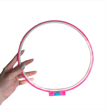 Plastic Embroidery Hoop 21cm.