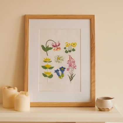 The Meadow Flowers Cross Stitch Kit
