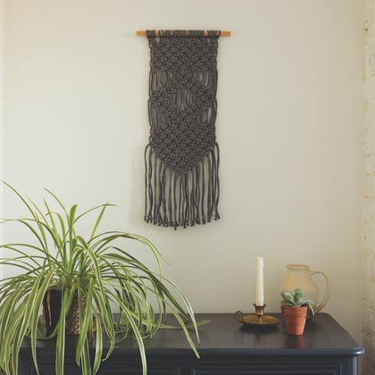 The Tranquil Wall Hanging Macrame Kit From DMC - Knitting and