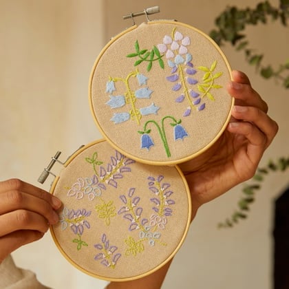 The Soothing Spring Embroidery Duo Kit