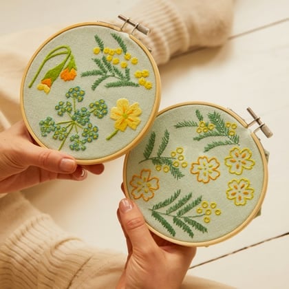 The Quiet Garden Embroidery Duo Kit