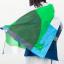 Masaru Suzuki Double-Face Furoshiki - Water Bird Green & Navy Bl