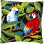 Front Cushion: Tropical Birds