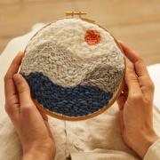 The Mountain Meditation Punch Needle Kit