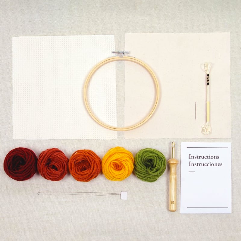 DMC Mindful Making The Ocean Meditation Punch Needle Kit