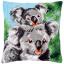 Front Cushion: Koala with Baby