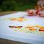 Squared Tablecloth - Orange Flowers and Butterflies
