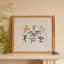 The Peaceful Flowers Cross Stitch Kit