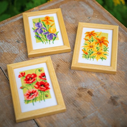 Summer Flowers - Set of 3