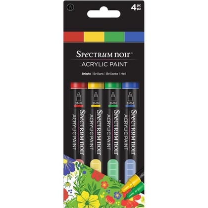 Spectrum Noir Acrylic Paint Marker Set - Bright