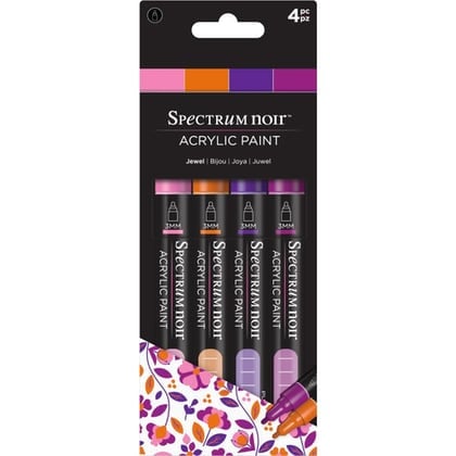 Spectrum Noir Acrylic Paint Marker Set - Jewel