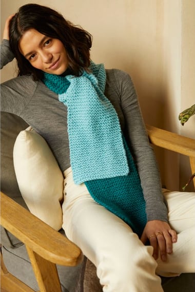The Serene Scarf Knitting Kit