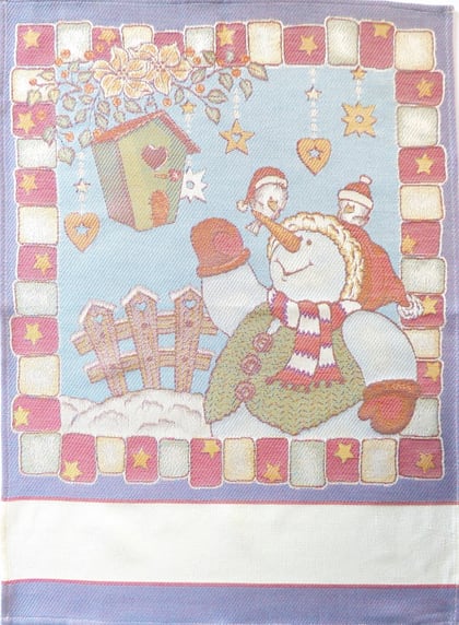 Kitchen towel - Christmas in color - Snowman