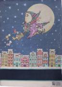 Kitchen towel - The Witch - Rainbow