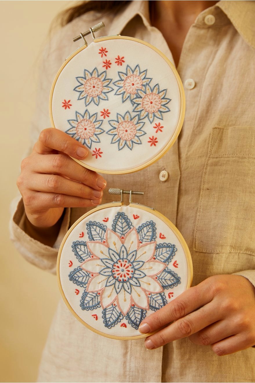 Mandalas Embroidery Transfers (set of 10 hoop designs!)