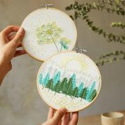 The Woodland Walk Embroidery Duo Kit