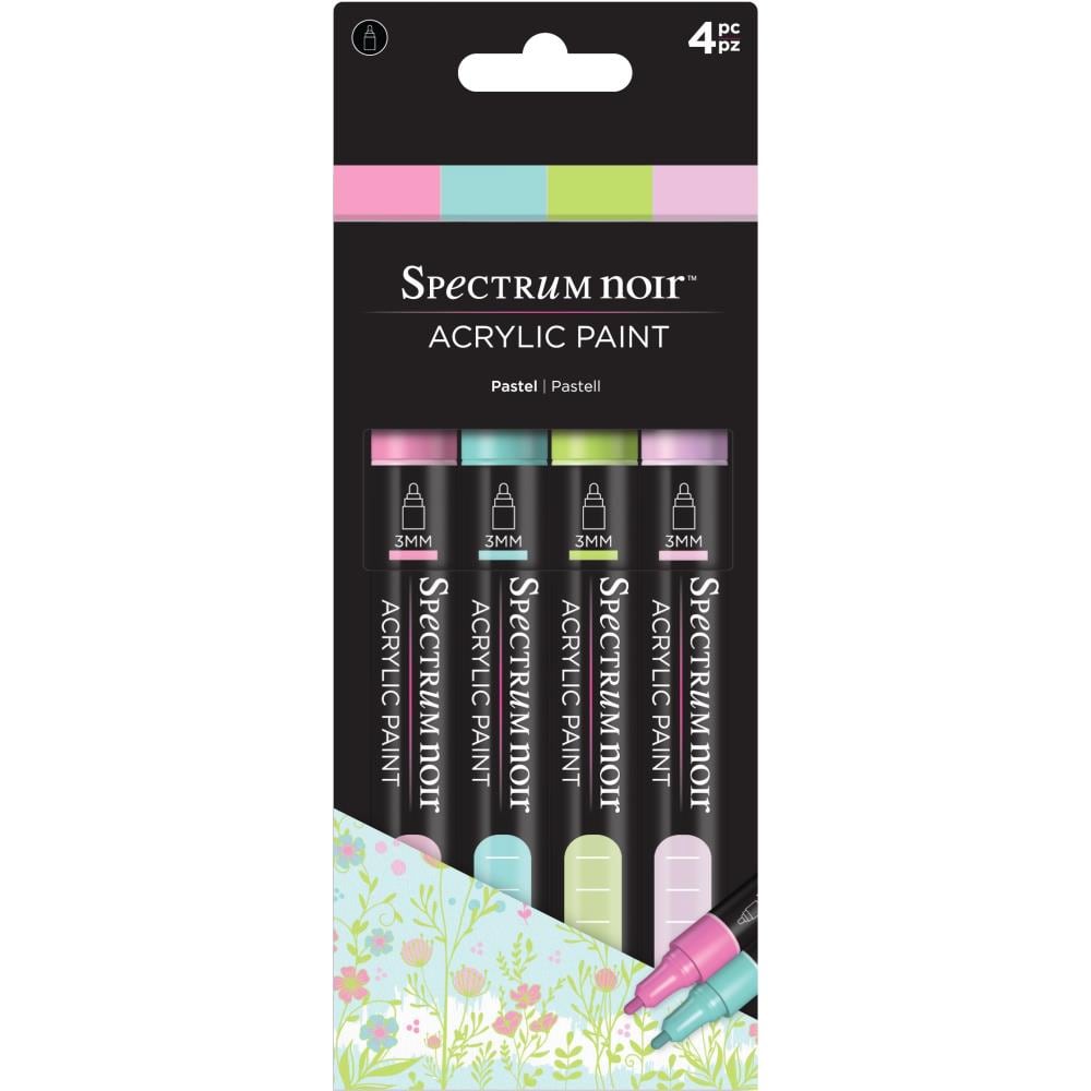 Spectrum Noir Acrylic Paint Marker Set - Pastel From Crafter's