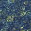 Batik - Dark Blue Symbols