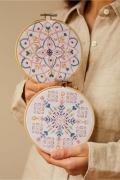 The Meditative Mandala Cross Stitch Duo Kit