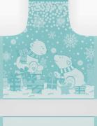 Apron Polar Lurex - Aqua