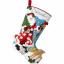Timeless St Nick Felt Stocking Applique