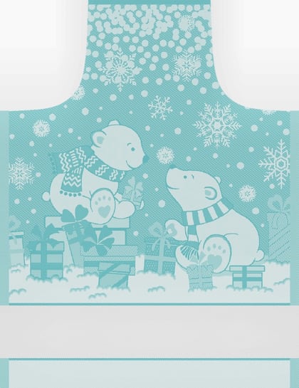Apron Polar Lurex - Aqua