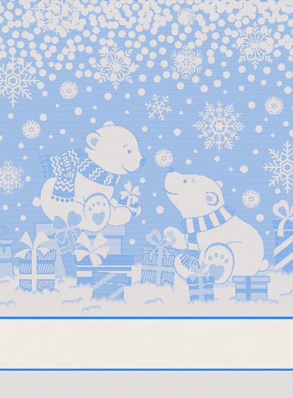 Kitchen towel - Polar Chenille - Blue