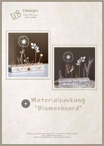 Blumenboard - Wooden flowerboard