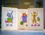 Greeting Cards: Playful cats