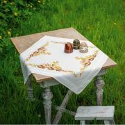 Squared Tablecloth - Hedgehogs and Autumn Leaves