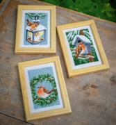 Robins in Winter - Set of 3