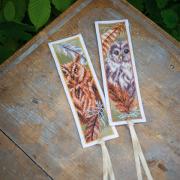 Bookmark - Owl with feathers (2)